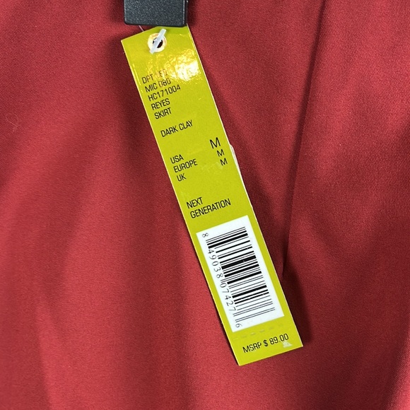 New Gianni Bini Reyes Dark Clay Nailhead Mini Skirt Medium - Picture 6 of 8